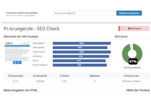 Seo-Check von Seobility